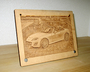 レーザー彫刻（MDF）